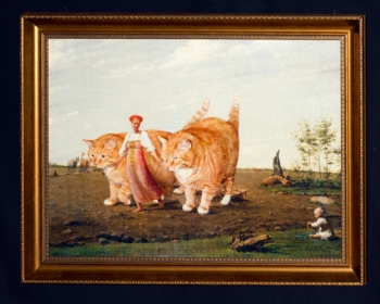 Aleksey Venetsianov "In the ploughed field. Spring. Cats at work" / Алексей Венецианов "В поле. Весна. Коты в работе"