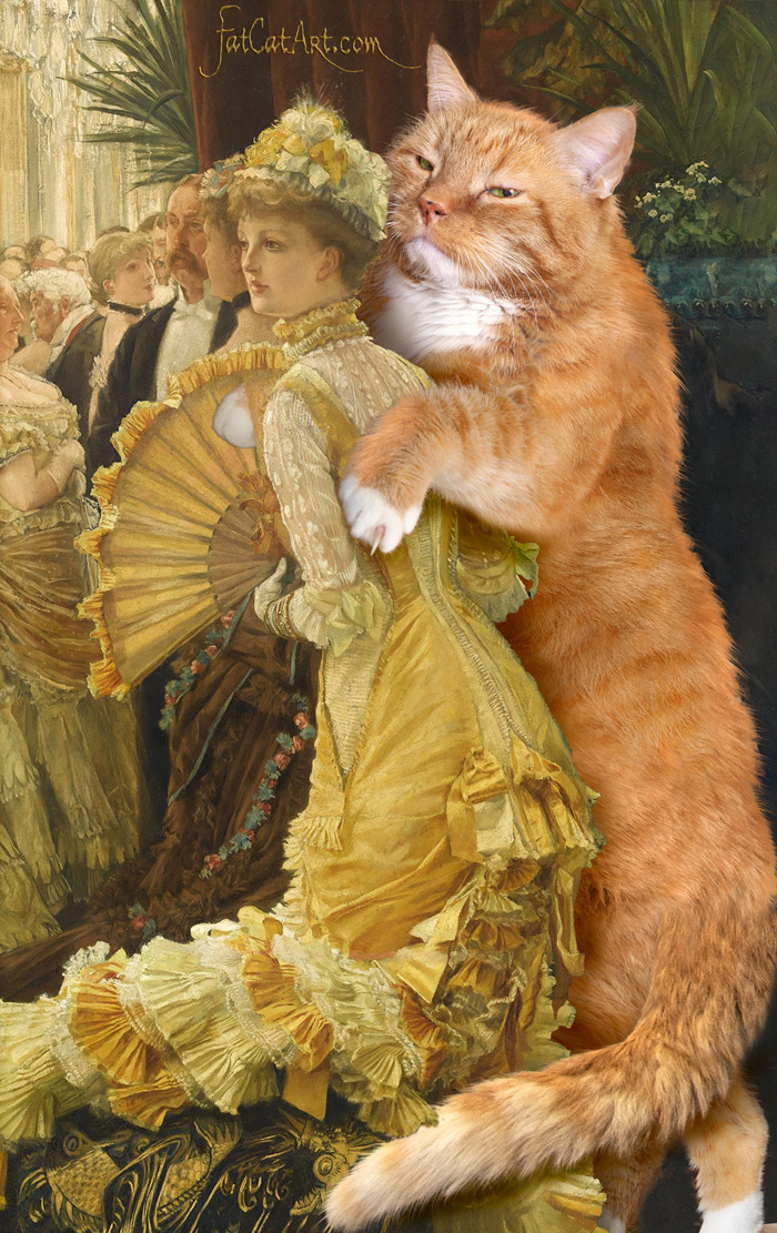 James Tissot, Evening with the Cat