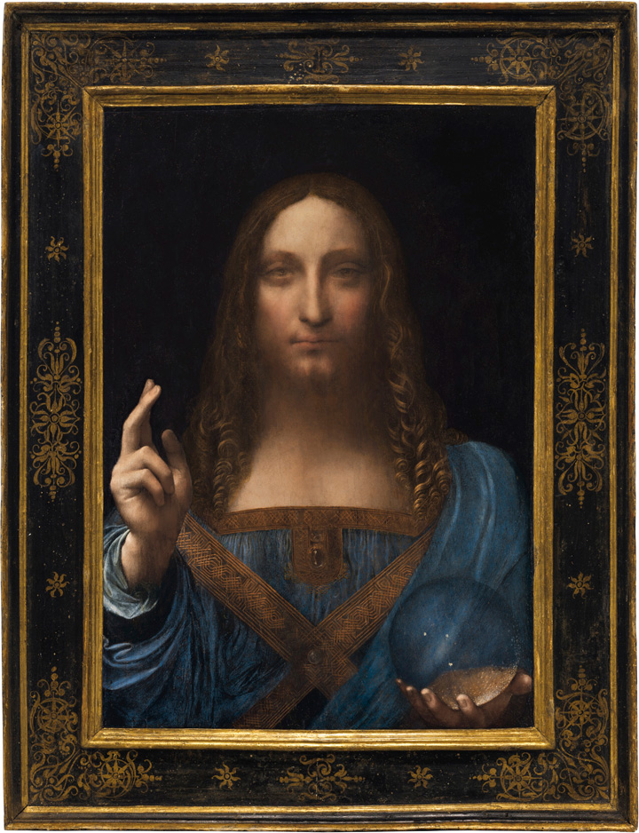 Leonardo da Vinci, Salvator Mundi, 1500, commonly known version