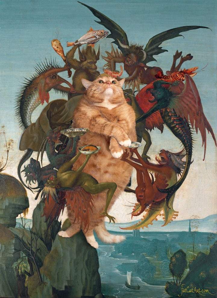 Michelangelo Buonarroti, The Temptation of the Fat Cat, 1487
